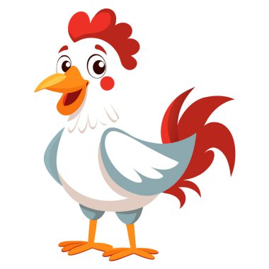 Turuncu ayaklı neşeli çiftlik kuşu