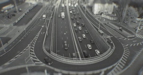 Congestione Del Traffico Durante Ora Punta Ingorghi Traffico Durante Tramonto — Video Stock