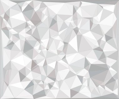 Beyaz poligonal arka plan tasarım.