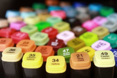 Alkol tabanlı Renkli Resim İşaretleyiciler