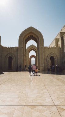 Muscat, Umman - 26 Aralık 2022 - Sultan Qaboos Büyük Camii