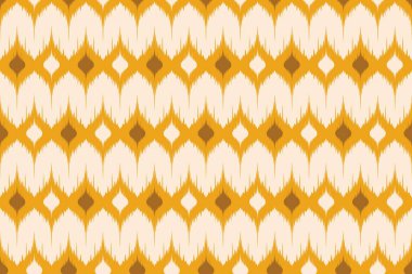 Etnik faks. Güzel, pürüzsüz desen. Geleneksel yerli. Arkaplan, duvar kağıdı, vektör illüstrasyonu, kumaş, giysi, batik, halı, nakış için tasarım.