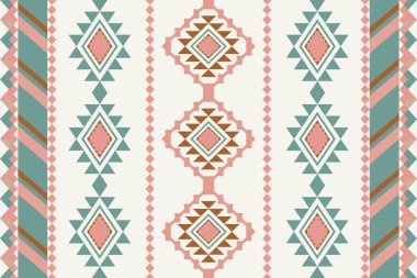 Geometrik dikişsiz vektör deseni Yunan, Aztek ve kabile sanatının karışımı, halı, baskı, giysi ve dekor için mükemmel..