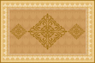 Damask desenlerinde çiçeklerden ya da süslemelerden esinlenilmiş karmaşık simetrik motifler bulunur. Genellikle zarif ve zamansız, giysi, halı ve ev dekorasyonu için idealdir..