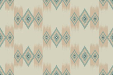 Etnik faks. Güzel, pürüzsüz desen. Geleneksel yerli. Arkaplan, duvar kağıdı, vektör illüstrasyonu, kumaş, giysi, batik, halı, nakış için tasarım.