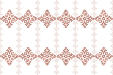 Damask desenleri, çiçekli ya da süslemeli tasarımlardan esinlenerek karmaşık, simetrik motiflere sahiptir. Genellikle zarif ve zamansız, sarong, giysi, halı ve ev dekorasyonu için idealdir..