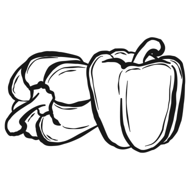 Bahçe Sebzeleri Çizgisi Sanat PNG Seti: Çocukların Öğrenmesi, Renklendirmesi ve Yapısı İçin Şirin Sebze Taslakları.