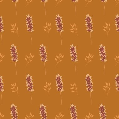 Şirin El Çiçeksiz Kalıplar. Kumaş Kırtasiyesi ve Dijital Projeler için Yaz Rengi Paleti.