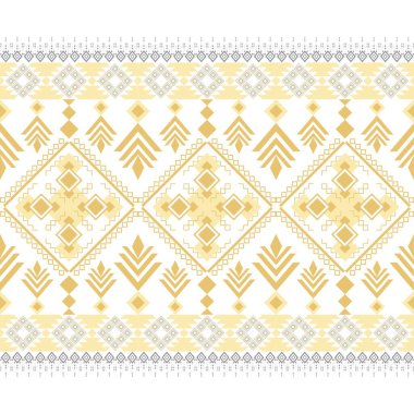 Boho geometrik şekilli Navajo kabilesinin kusursuz vektör deseni. Etnik güneybatı dekorundan, Meksika battaniyelerinden ve dokuma halılardan esinlenilmiştir. Tekstil, ambalaj ve iç tasarım için ideal.