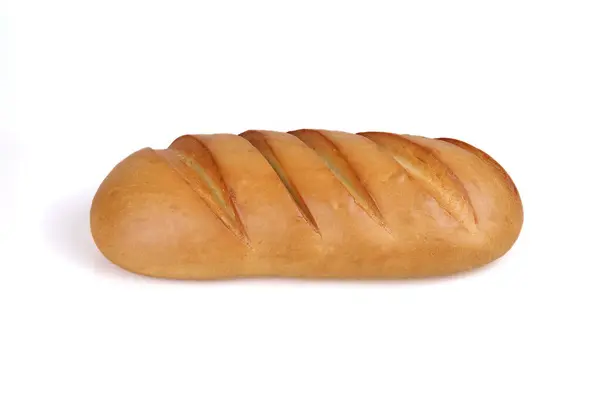 Beyaz arkaplanda taze rulo izole edildi.