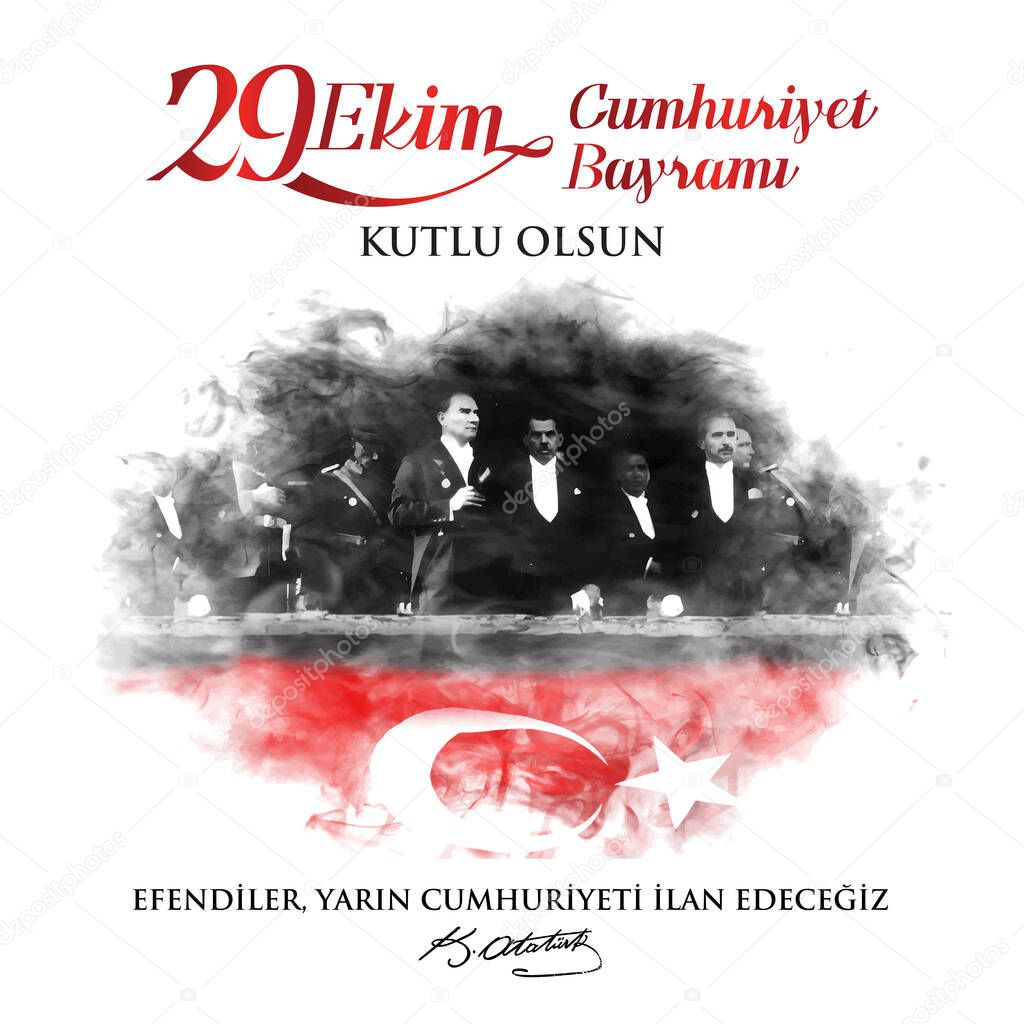 Centenary of the War of Independence, Happy 29 October Republic Day