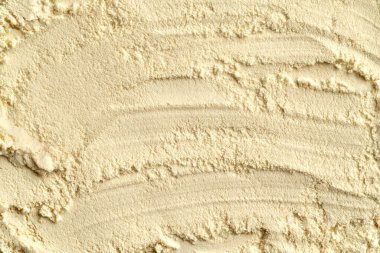 Sütlü protein tozundan yapılmış arka plan - sağlıklı besin takviyesi