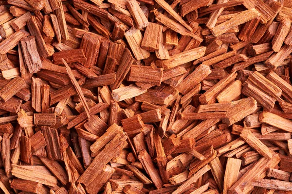 Textured Background Red Sandal Wood Chips — Stock Photo, Image
