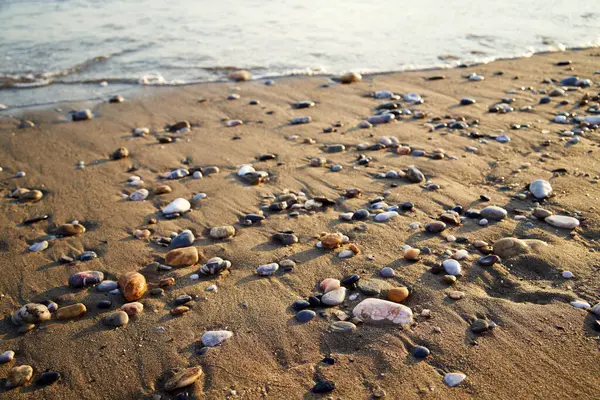 Colorful Stones Beach Seaside — Stock Photo, Image