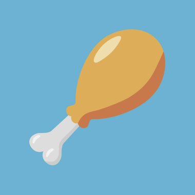 Lezzetli tavuk budu çizimi, yemek temalı projeler, menüler, mutfak tasarımları ve restoran reklamları için mükemmel..