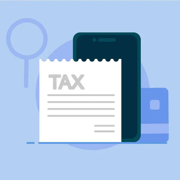 Banka kartları ya da dijital cüzdanlarla çevrimiçi vergi ödemeleri. Güvenli vergi işlemleri. Hızlı ve kolay kişisel vergi işleme. EPS 3