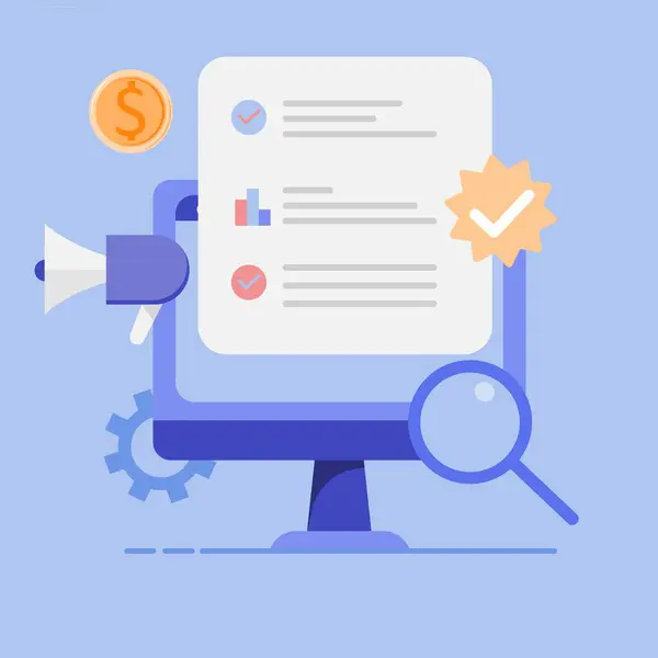 iş yönetimi vektörü düz biçim tasarımı EPS 2