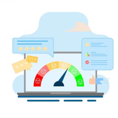 Net Tanıtımcı Skorer NPS. Müşteri değerlendirmesini ölçme ve iş büyümesini tahmin etme kavramı. 