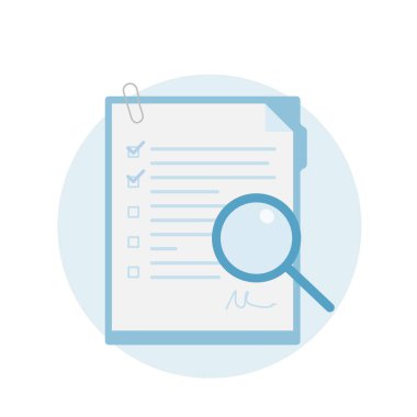 Kontrol listesi vektör illüstrasyon tasarımı