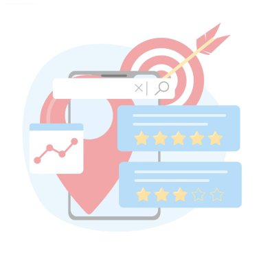 İş görüşmeleri, müşteri görüşleri. İş için yerel SEO, bir pazarlama stratejisi olarak arama özellikleri, yerel sıralamaları yükseltme. Dijital pazarlama ve müşteri değerlendirmeleri.