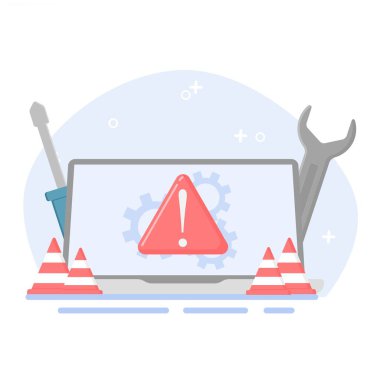 bir hatanın düz tasarım çizimi