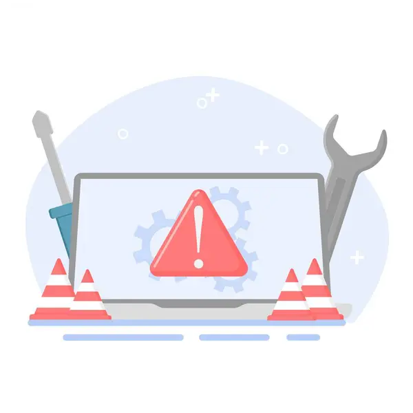 bir hatanın düz tasarım çizimi