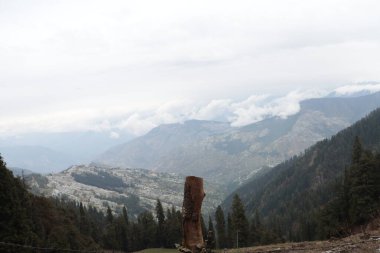 Dağların güzel manzarası