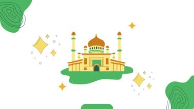 Suudi Arabistan bayrağı, dünya haritası, vektör illüstrasyonu.