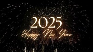 Olağanüstü havai fişeklerle 2025 yılınız kutlu olsun.