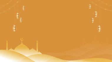 Ramazan Kareem, cami ve fener tasarımlı.