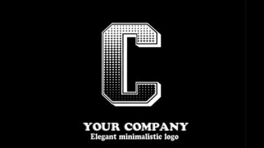 harflerle monogram tasarımı