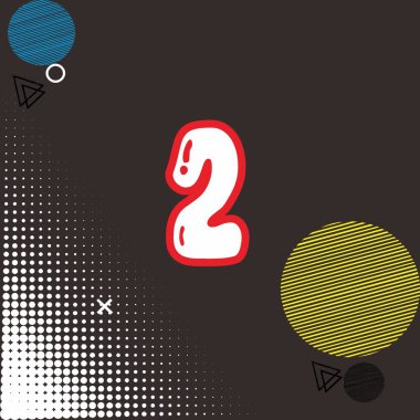 Vektör illüstrasyonu, simge ögesi arkaplanı