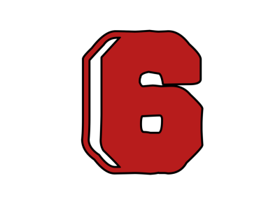 Altı numaralı logo. 8 numara..