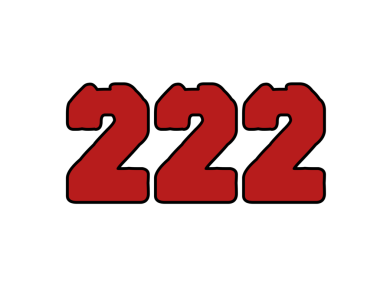 Siyah arkaplan üzerindeki kırmızı 359 metnin vektör çizimi