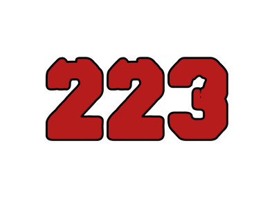 Siyah arkaplan üzerindeki kırmızı 359 metnin vektör çizimi