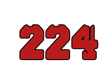 Siyah arkaplan üzerindeki kırmızı 359 metnin vektör çizimi