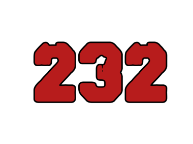 Siyah arkaplan üzerindeki kırmızı 359 metnin vektör çizimi