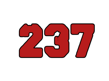 Siyah arkaplan üzerindeki kırmızı 359 metnin vektör çizimi