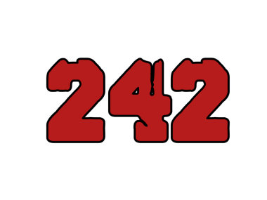 Siyah arkaplan üzerindeki kırmızı 359 metnin vektör çizimi