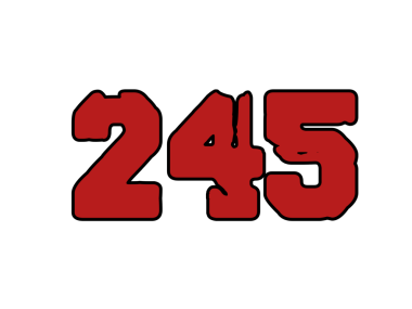 Siyah arkaplan üzerindeki kırmızı 359 metnin vektör çizimi