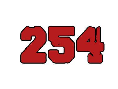 Siyah arkaplan üzerindeki kırmızı 359 metnin vektör çizimi