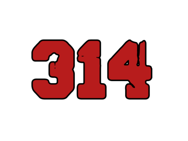 Siyah arkaplan üzerindeki kırmızı 359 metnin vektör çizimi