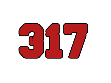 Siyah arkaplan üzerindeki kırmızı 359 metnin vektör çizimi