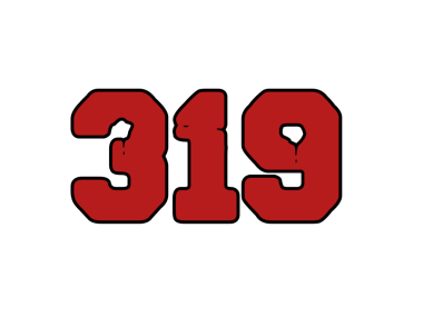 Siyah arkaplan üzerindeki kırmızı 359 metnin vektör çizimi