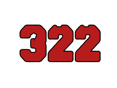 Siyah arkaplan üzerindeki kırmızı 359 metnin vektör çizimi