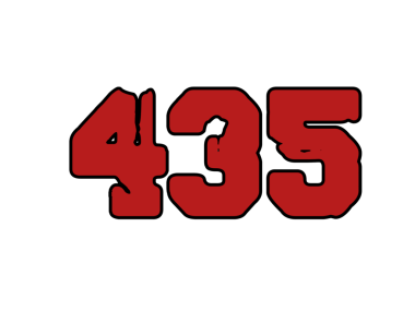 3 d numara 4 numara 4 vektör logosu.