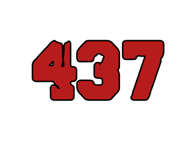 5 numara 4 / 3 d logo ikonu tasarım şablonu.