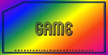 Düzenlenebilir renklere ve soyut arkaplanlara sahip metin efektleri ticari markalaşma için uygundur