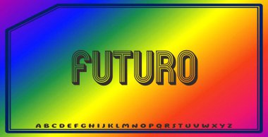 Düzenlenebilir renklere ve soyut arkaplanlara sahip metin efektleri ticari markalaşma için uygundur