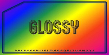 Düzenlenebilir renklere ve soyut arkaplanlara sahip metin efektleri ticari markalaşma için uygundur